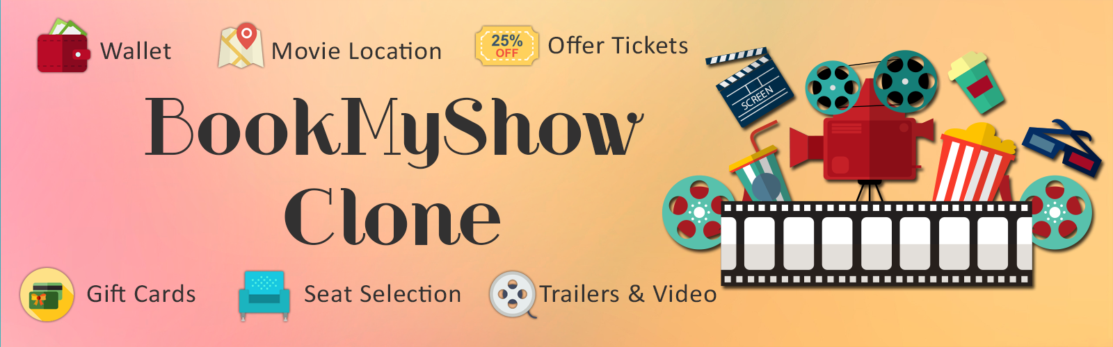 doditsolutions-Book My Show Clone Banner