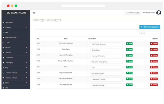 Multi Vendor Grocery Script