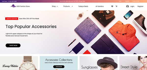 Fashion Store Theme DOD IT SOLUTIONS